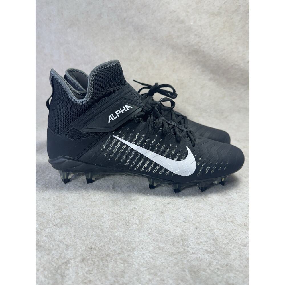 Nike Football Cleats 10.5 Alpha Menace Pro 2 Mid Black1